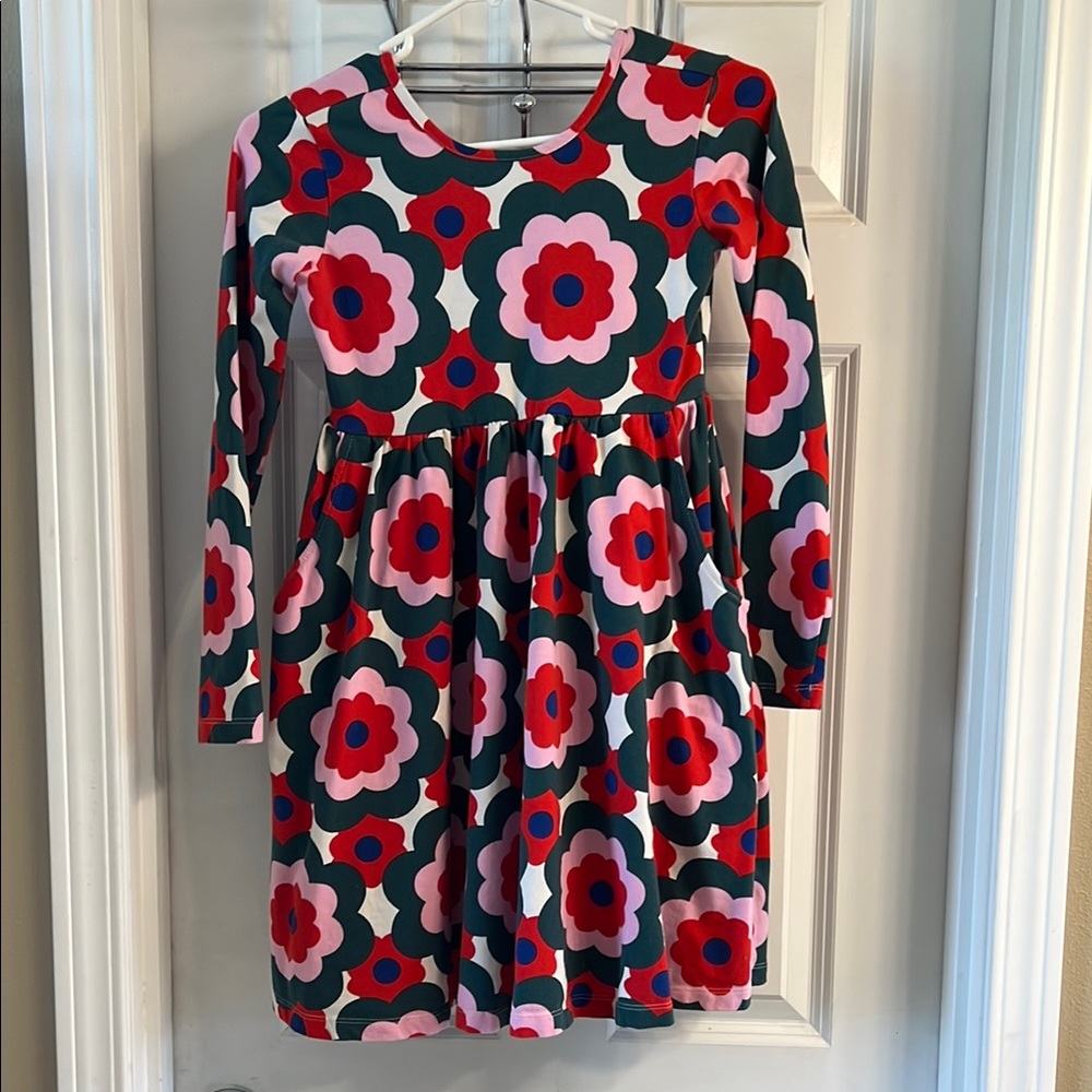 Hanna Andersson Floral Girls Dress-10